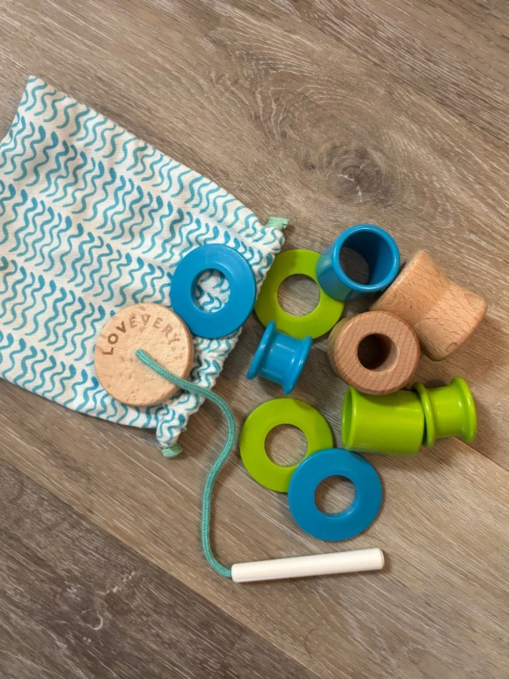 Lovevery Threadable Bead Kit from The Adventurer Play Kit